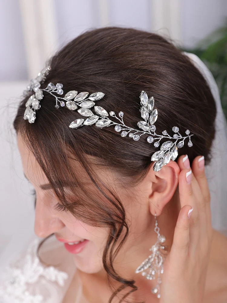 Женский обруч для волос винтажный аксессуар Серебряного и золотого цвета с