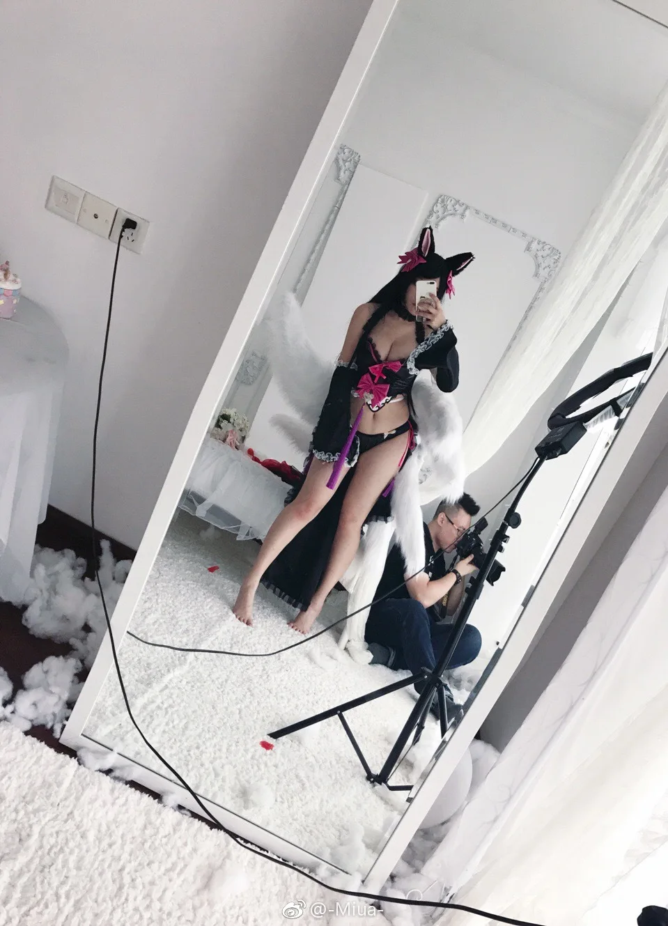 [Индивидуальное изготовление] костюм для косплея из игры LOL The Nine tailed Fox Ahri