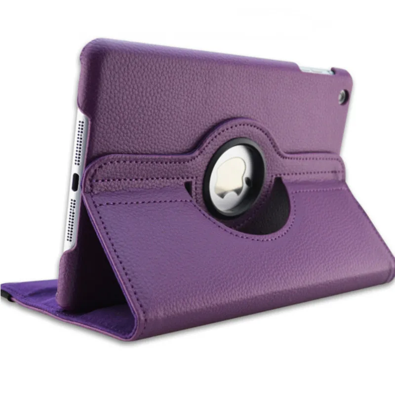 for iPad air purple Чехол для ipad Air модель A1474 A1475 A1476 retina чехол, чехол с автоматическим режимом сна для ipad Чехол Air 2013 выпуск вращающийся на 360 градусов чехол s - Цвет: for iPad air purple