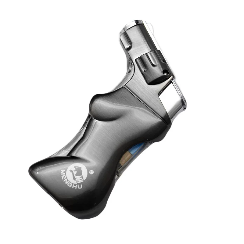 

Personality Creative Blue Flame Small Spray Gun Butane Welding Torch Windproof Lighter Point Cigar Metal Gas Lighter