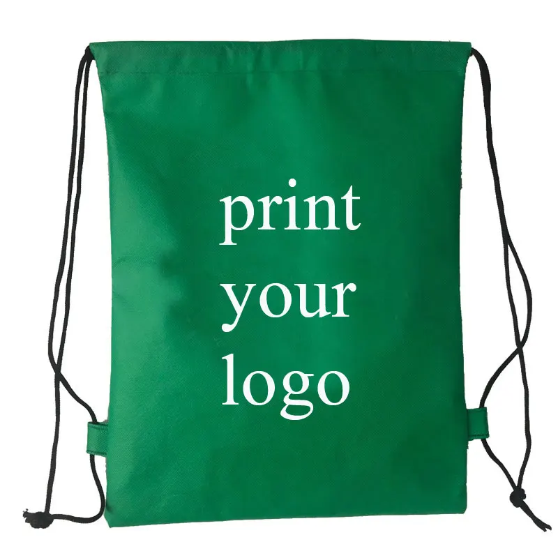 Нетканый рюкзак Выберите свой цвет сделайте размер добавьте логотип сумка на