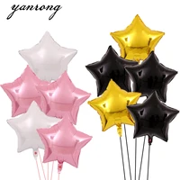 5pcs 18inch gold silver foil star balloon wedding graduation decorations baby shower valentines birthday party balloons globos