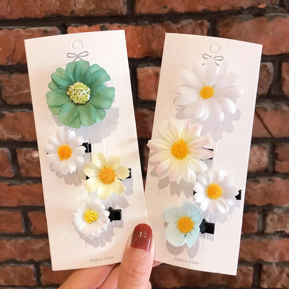 4 шт./компл. Новые простые заколки для волос в Корейском стиле с милыми маленькими