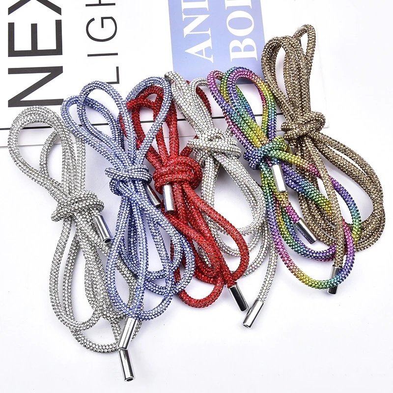 Шнурок Стразы сделай сам для толстовки брюк спортивных штанов веревка со