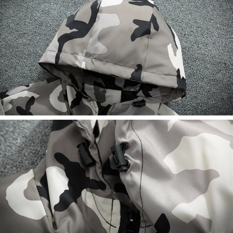 

Men's New Camo Jackets 2020 Spring Autumn Casual Coats Hooded Jacket Camouflage Fashion Male Outwear Brand Clothing 5XL