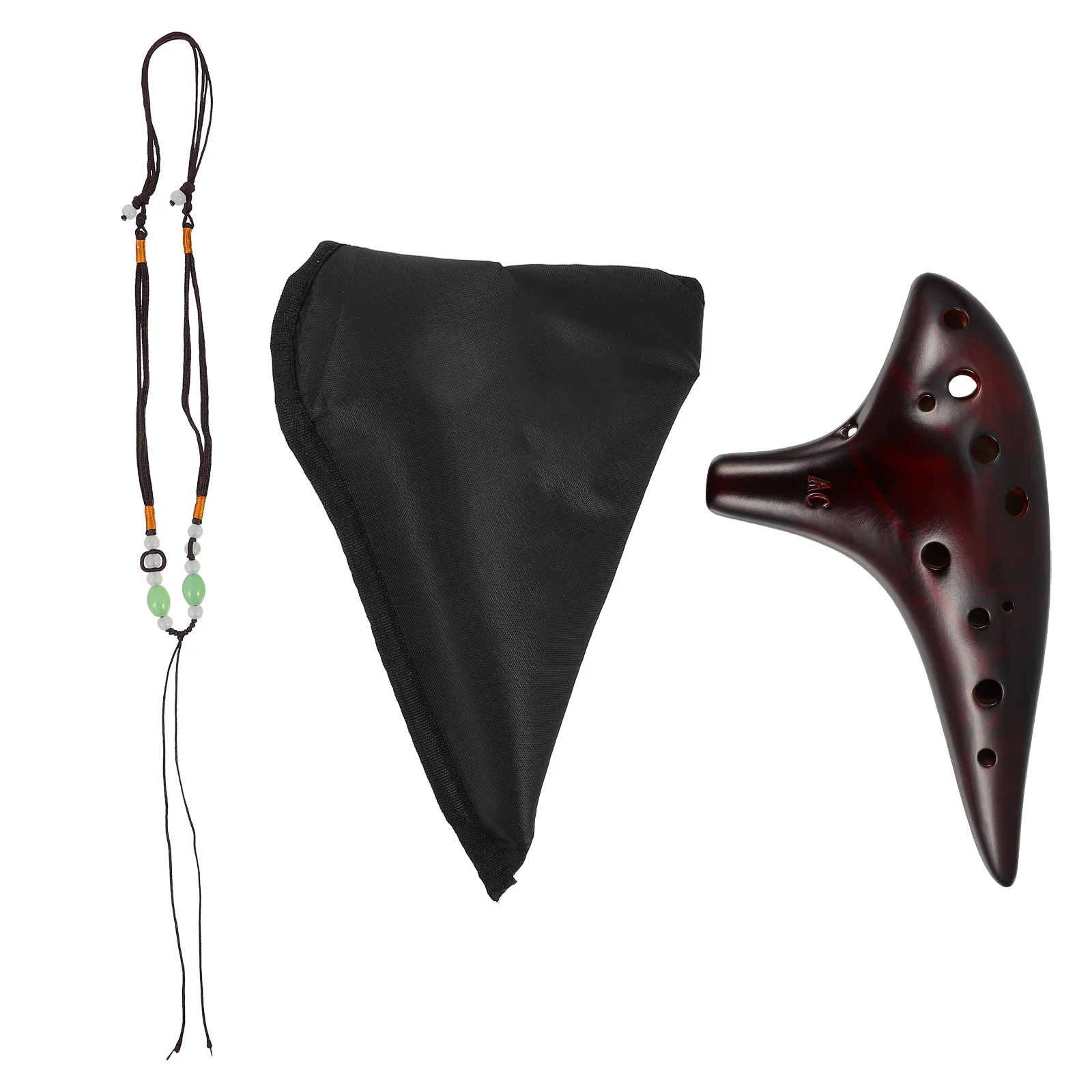 

1 Set Portable Ceramic Ocarina Beginner Ocarina Durable Musical Instrument