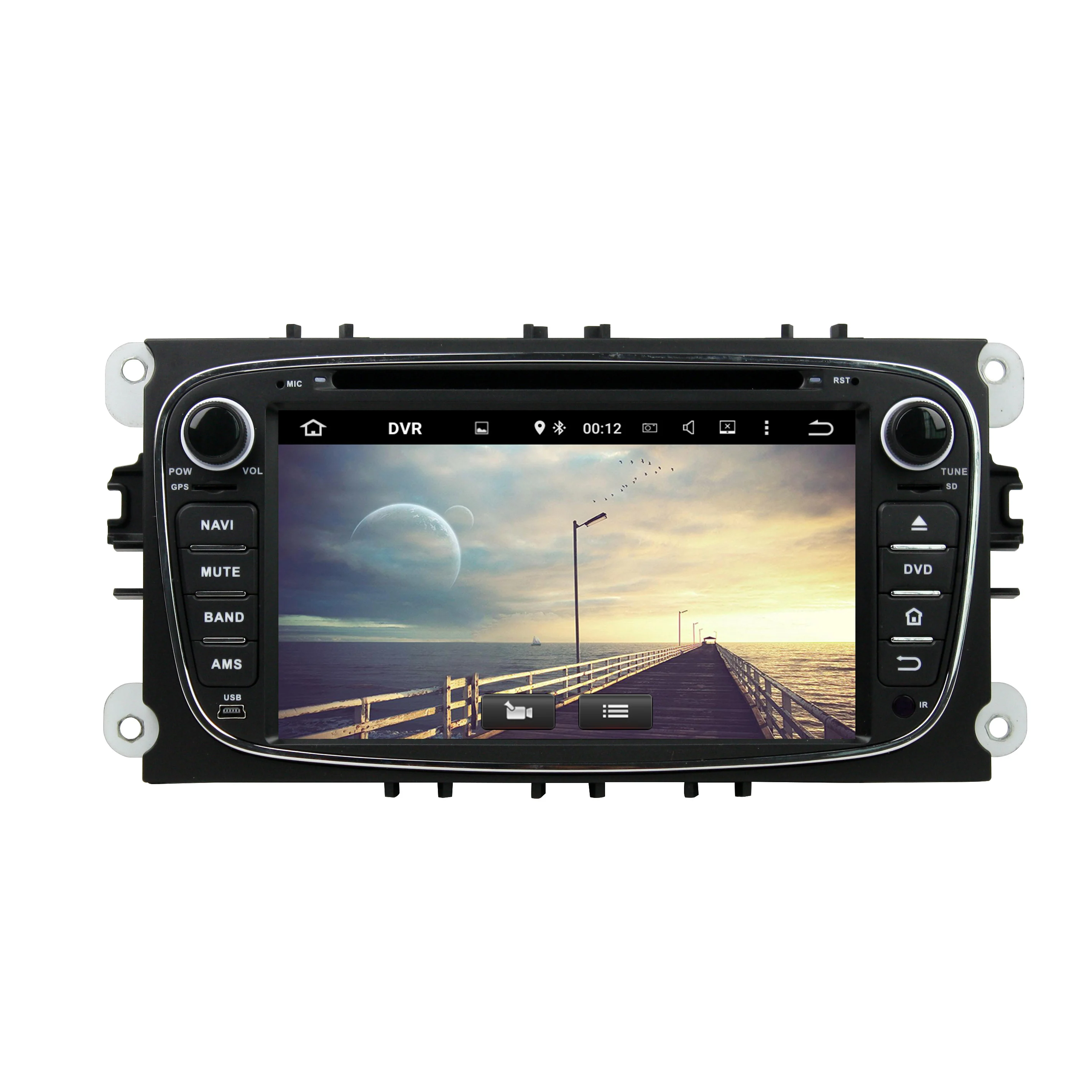 7 &quot2 Din 6 ядер PX6 Android 9 0 автомобильный мультимедийный плеер для Ford Mondeo Tourneo S max dvd