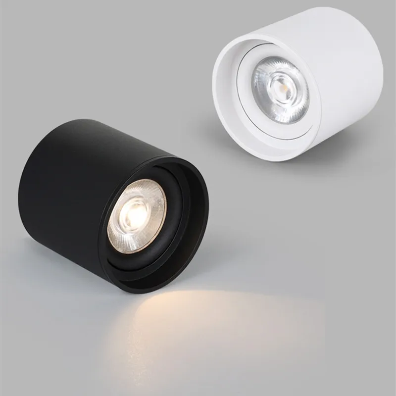 Светодиодный светильник с регулируемой яркостью 110V 220V прожектор 24 ° потолка 7 Вт