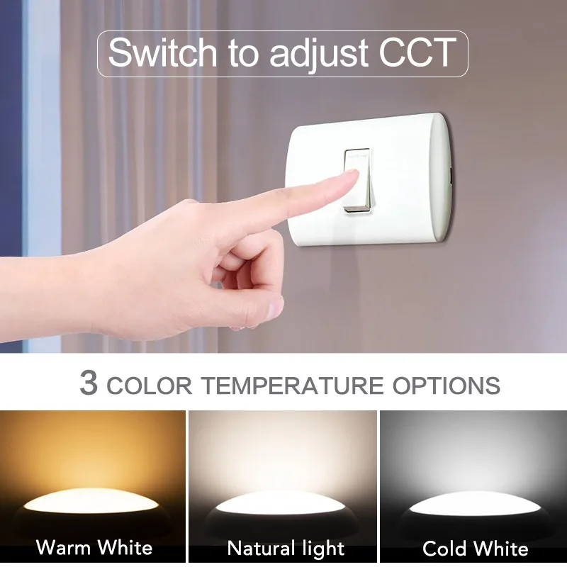 Водонепроницаемый светодиодный потолочный светильник с регулируемой яркостью