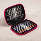 Алюминиевые крючки для вязания, 22 размера