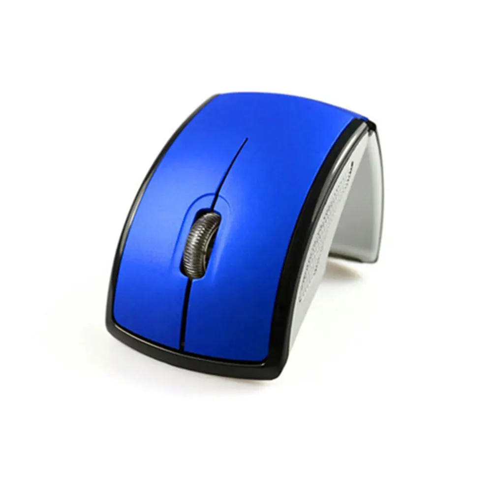 KEBETEME 2 4 ГГц Беспроводная мышь USB оптическая дуга ультратонкая Складная