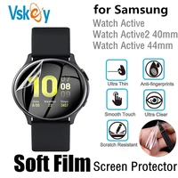 10pcs soft screen protector for samsung galaxy watch active 2 40mm 44mm smartwatch protective film no tempered glass