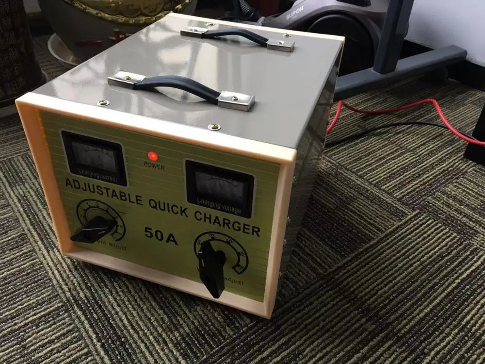 

Good quality portable intelligent adjustable lead acid 12v 24v 36v 48v 50a battery charger