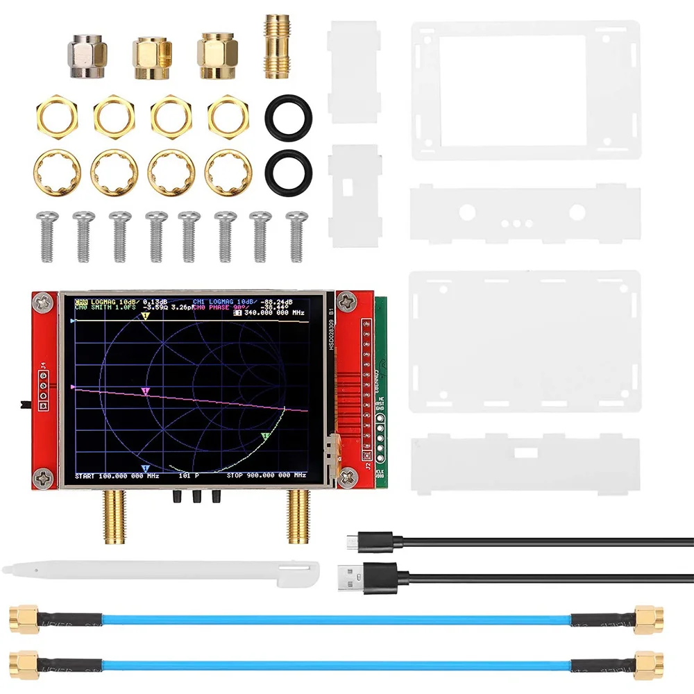 

NanoVNA V2 3G Vector Network Analyzer Tester Antenna Analyzer Shortwave S-A-A-2 Nano Vna Cable Tracker Handheld Analyzer