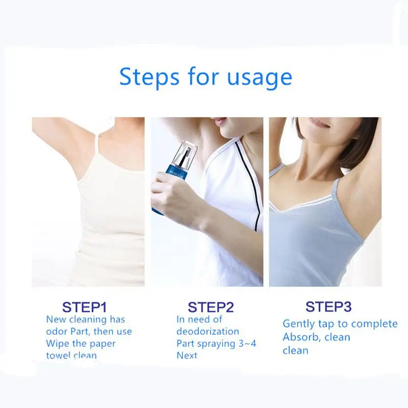 Унисекс запах тела антиперспирант аромат эфирное масло подмышек Пот очищающий