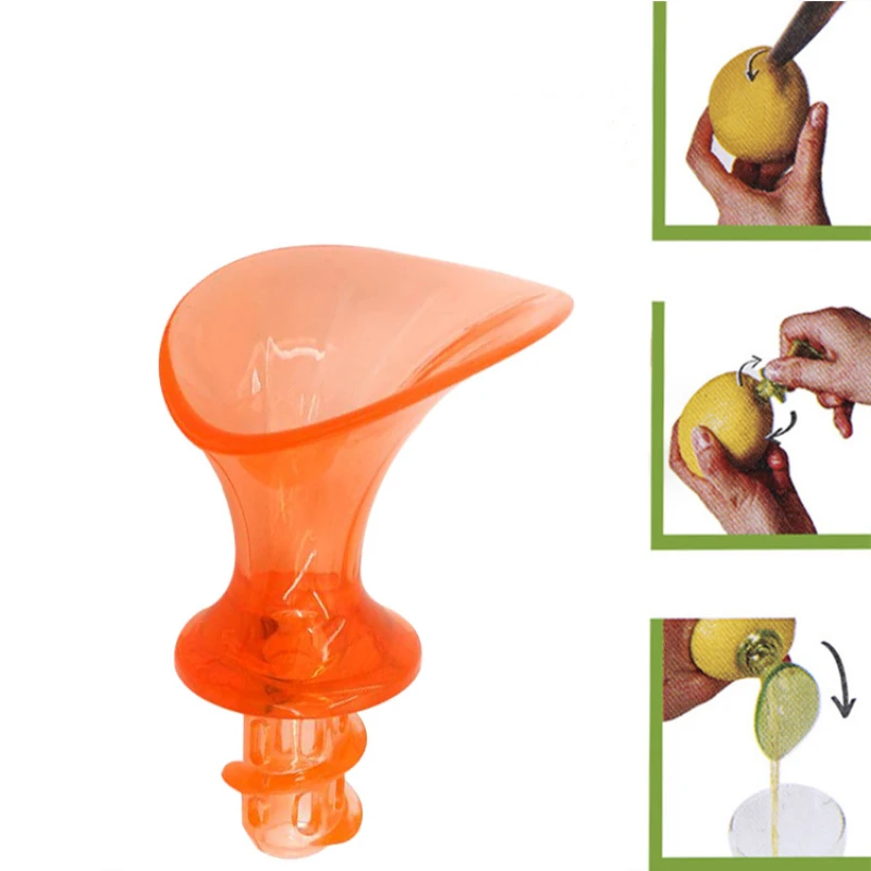 

1Pcs Portable Plastic Hand Press Squeezer Multifunction Kitchen Tool Orange Lemon Juicer Manual Drainer Gadget