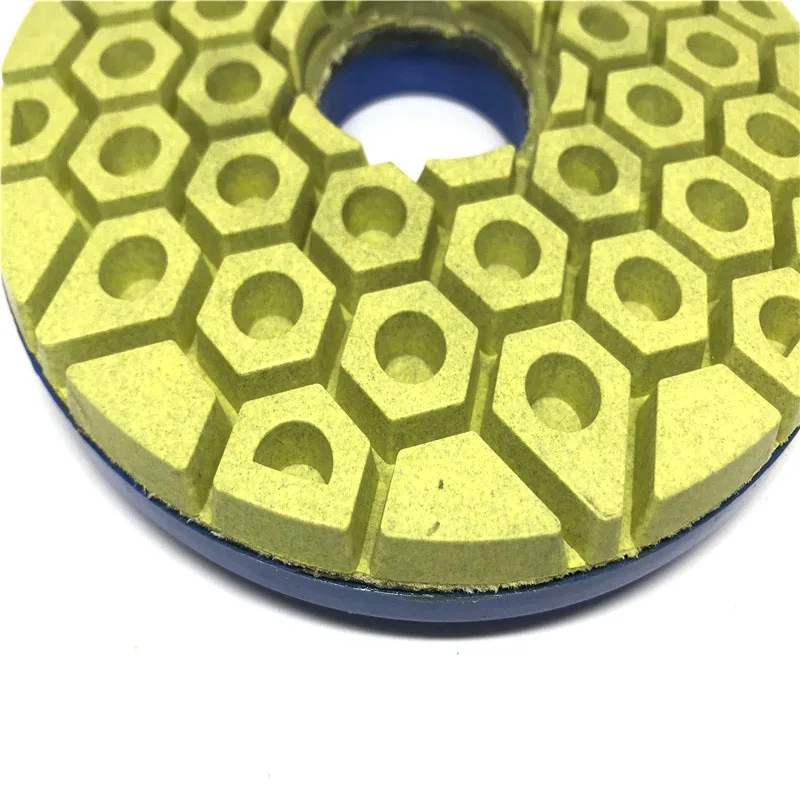 

HT 6 Inch Snail Lock Edge Polishing Pad Edge Grinding Wheel Marble Polishing Pad Grinding Granite Concrete Stone1/7PCS