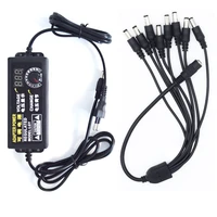 led screen 9v 24v adjustable power adapter ac to dc 1 to 48 universal display screen voltage regulated power supply adapter