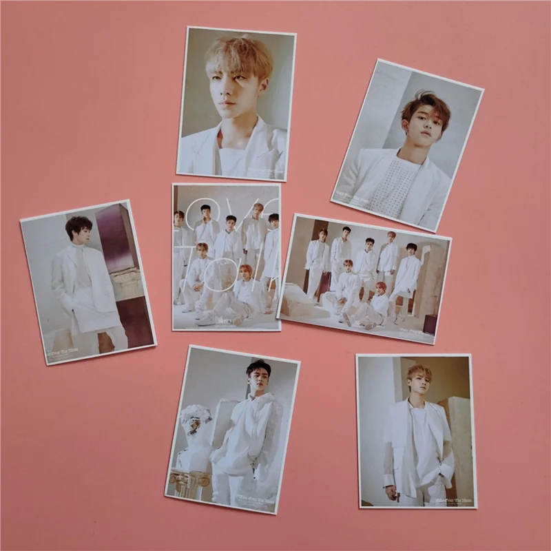 16 шт./компл. WayV новый альбом захват Луны самодельная бумажная ломо-карта