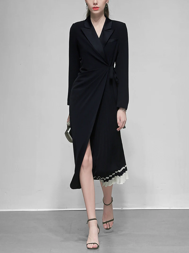 2019 осень зима Подиум модные женские платья бандаж бандажный дизайн футболка с