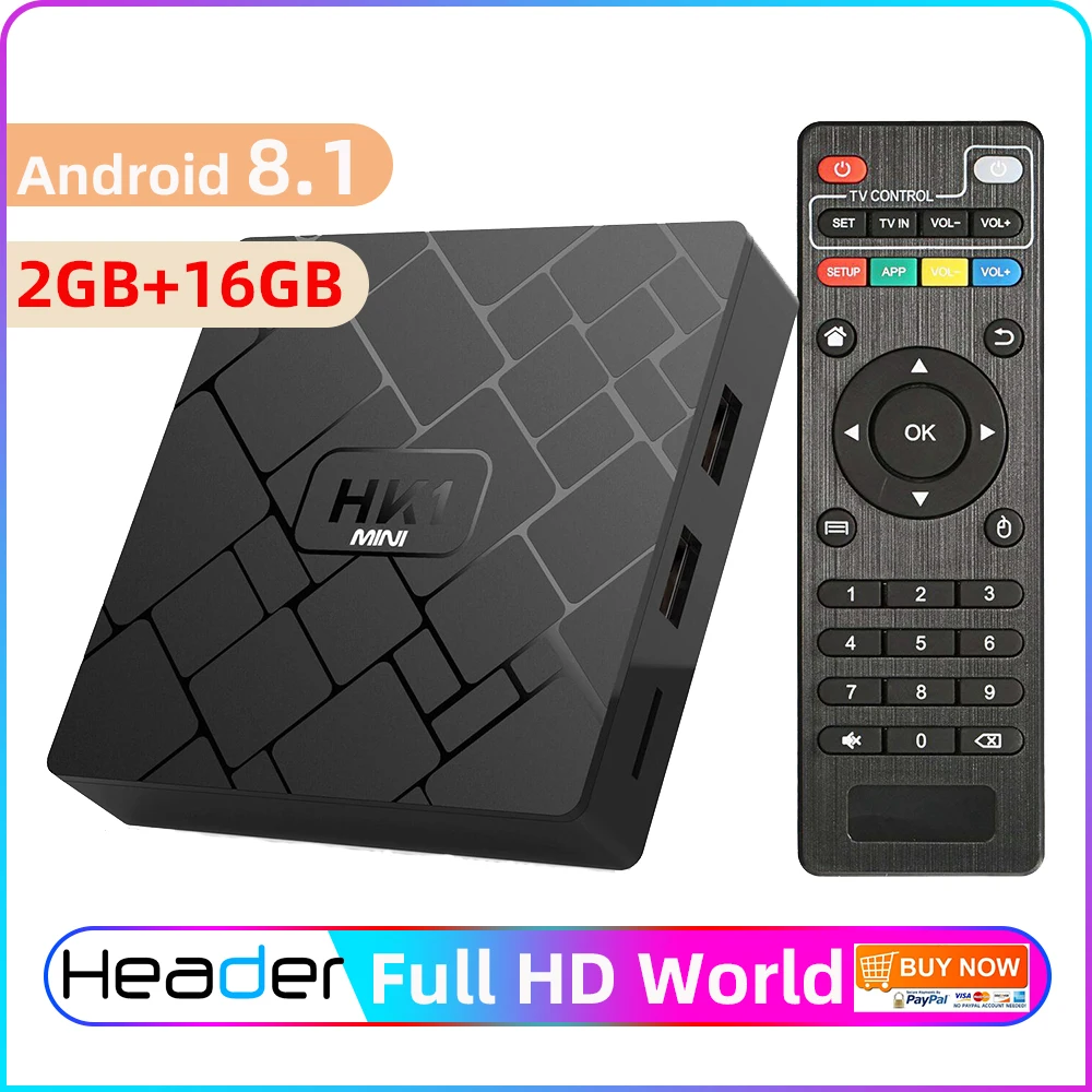 HK1 мини 2G 16G Android TV Box IP Италия Великобритания немецкий французский испанский