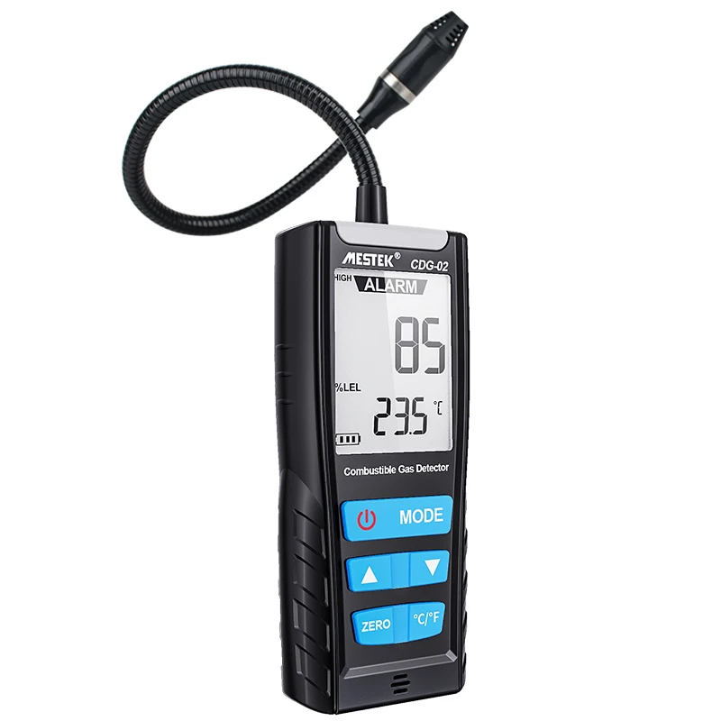 Детектор горючих газов с ЖК дисплеем газоанализатор определение местоположения