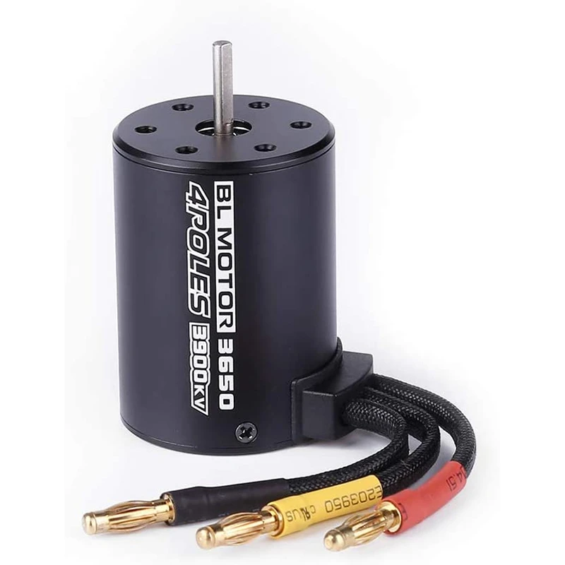 

3650 3900Kv Brushless Motor & 45A Esc & Radiator With Program Car Combo For 1:10 Rc Car Rc Boat Part