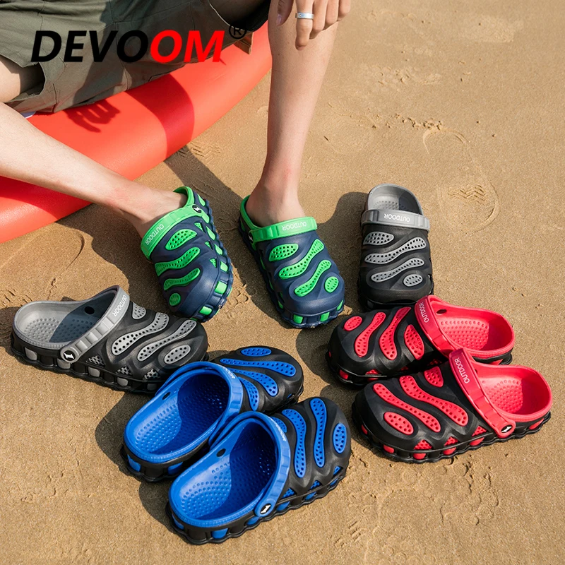 Summer Sneakers Slippers Men 2020 Beach Sandals Clogs Garden Shoes Outdoor Slip On Footwear Sport Male Jelly | Спорт и развлечения