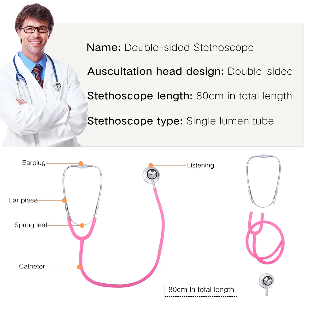 Медицинская двухсторонняя кардиологии Doctor стетоскоп профессиональные