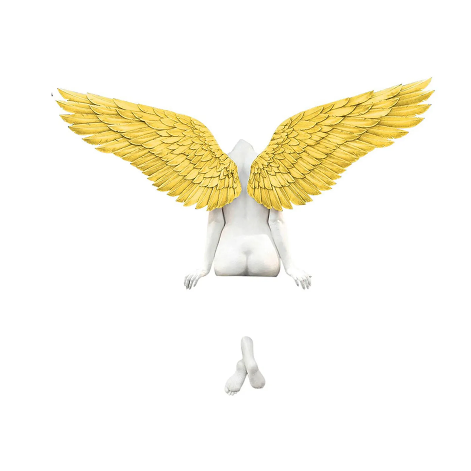 

Angel Art Sculpture Wall Decoration 3D Statue for Living Room Bedroom Decoration Wall Decor for Home Office BV789