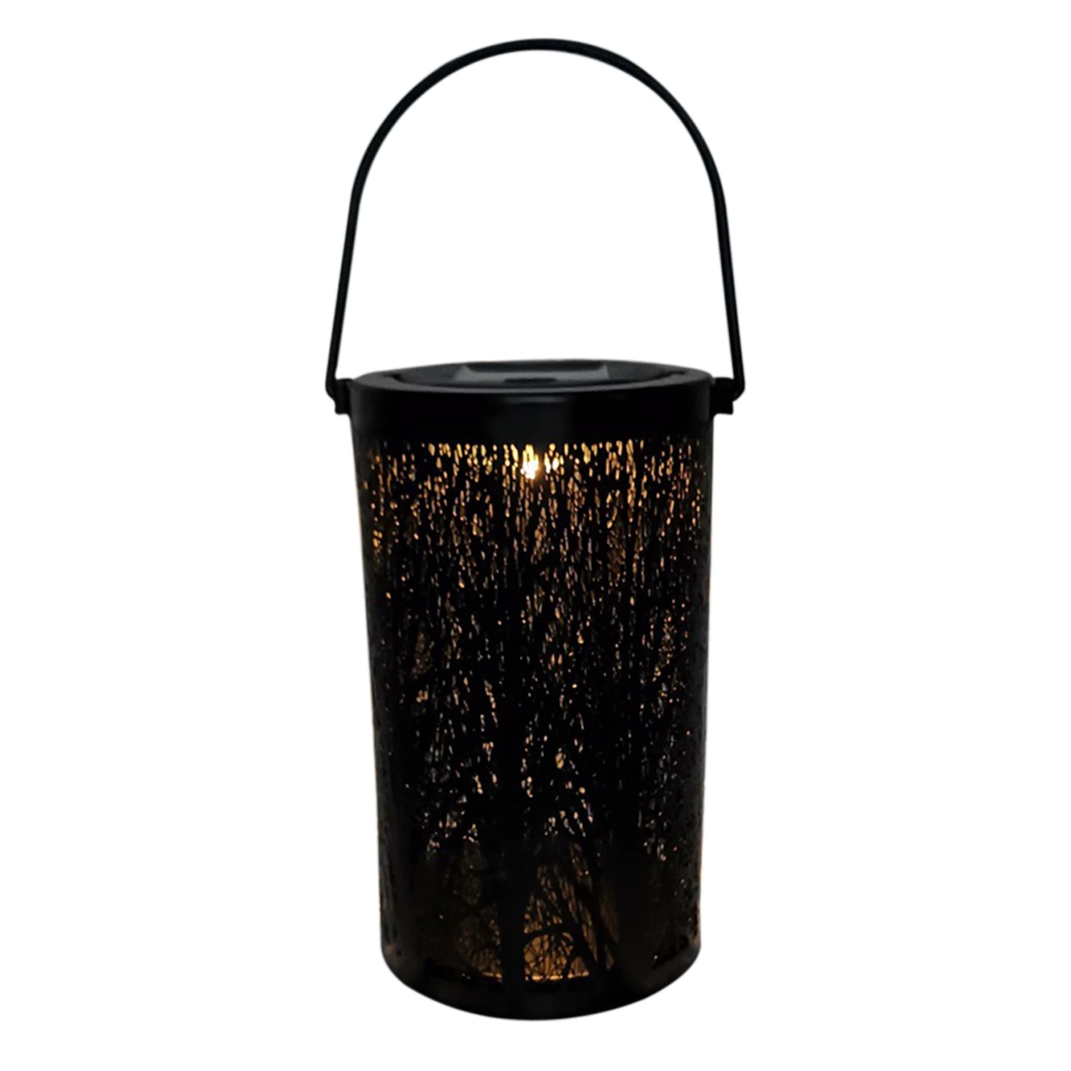 Светодиодный светильник на солнечной батарее полый садовый подвесной