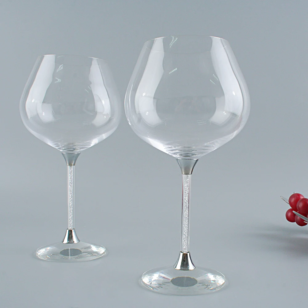 

1 PC Crystal 22.9 OZ Large Bowl and Long Stem For Wedding Red Wine Glasses