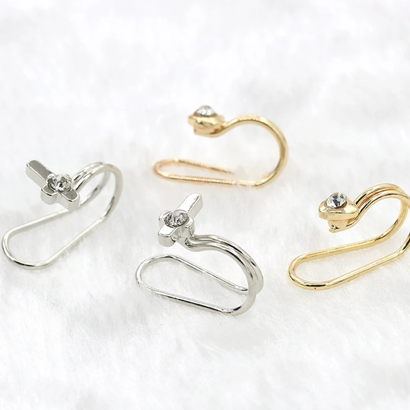 1 шт. U образные серьги клипсы для пирсинга|Серьги-клипсы| |