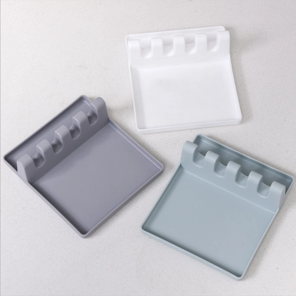 Шпатель ковш полка ложка для отдыха горшок крышка держатель стойка ситечко Pad