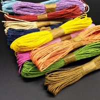 12colorsbundle 2mm diy hand knitting colorful paper rope package party handmade crafts eco friendly kindergarten art 120meters