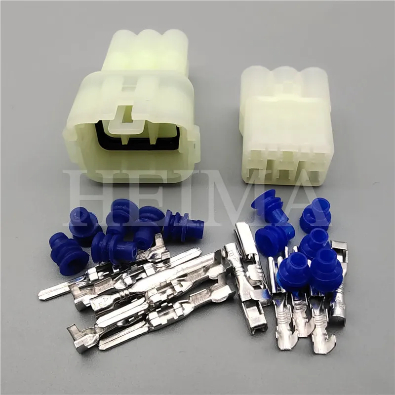10 комплектов 6 Pin HM 090 Мужской Женский Разъем для мотоцикла разъем датчика авто