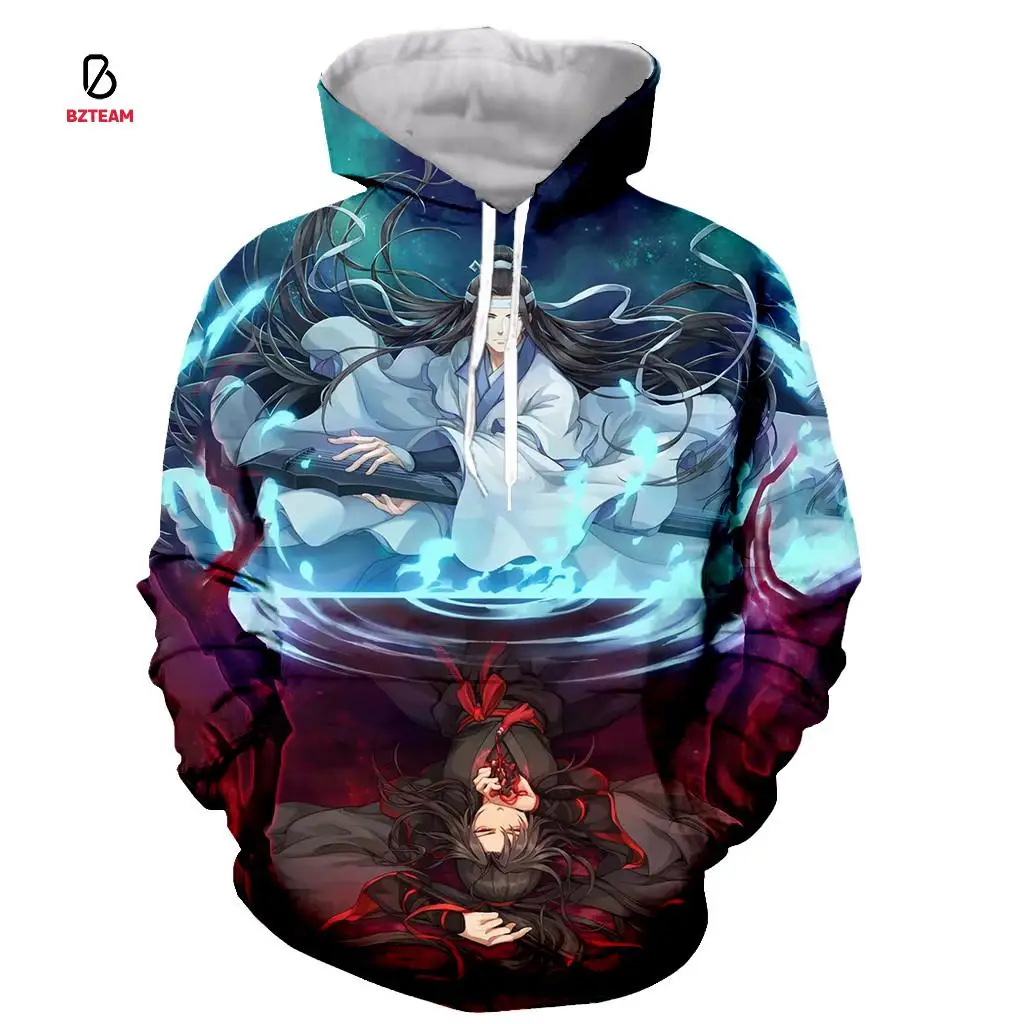 

BZTEAM New Mo Dao Zu Shi Funny New Fashion Long-sleeved 3d Printing/hoodie/sweatshirt/jacket/male/female Delivery