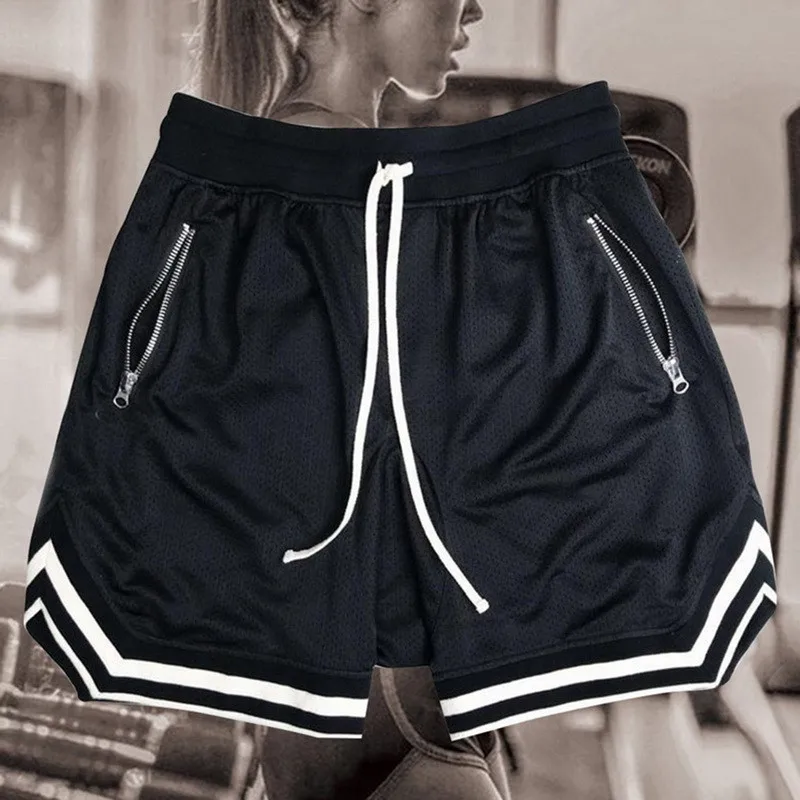 Новые модные мужские спортивные пляжные шорты брюки для фитнеса повседневные