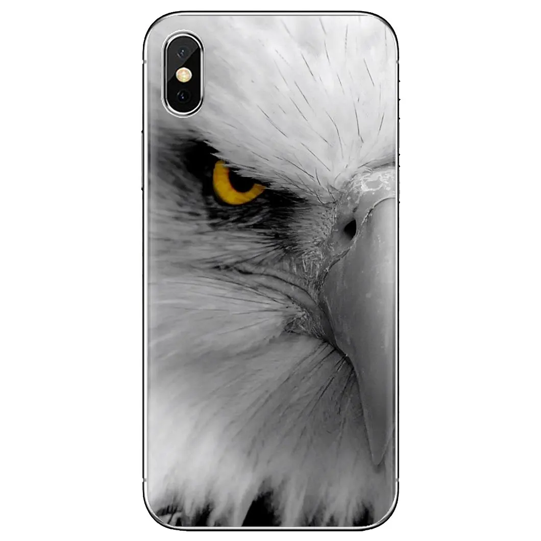 Мягкий чехол из ТПУ для Huawei P7 P8 P9 P10 P20 P30 P40 Lite Plus Pro 2015 2016 2017 Mini с американским орлом |