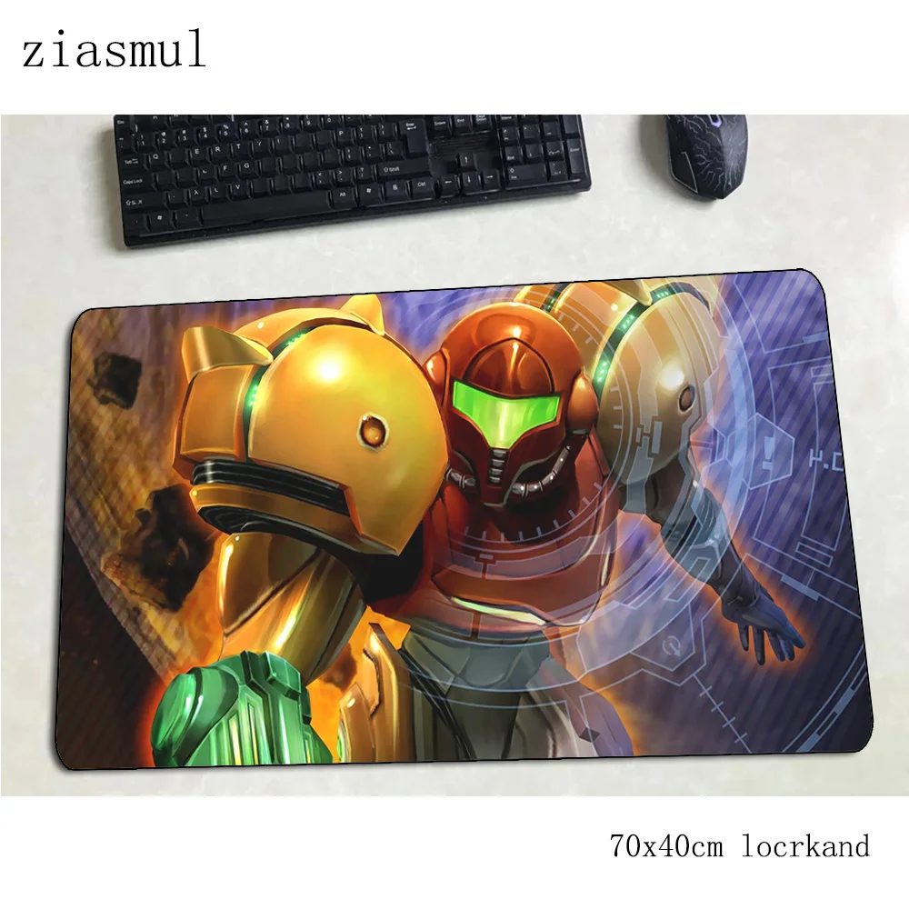 

metroid mouse pad cute Computer mat 70x40cm gaming mousepad large High-end padmouse keyboard games pc gamer desk