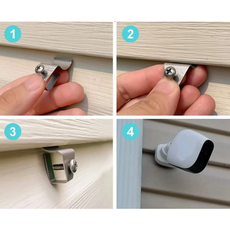 

Vinyl Siding Hook, Non-Hole Hook Connection, Used to Install the Camera for Fixing, Stainless Steel Siding Bracket