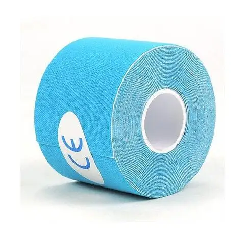 Качественная кинезиологическая спортивная лента мышечная наклейка эластичная