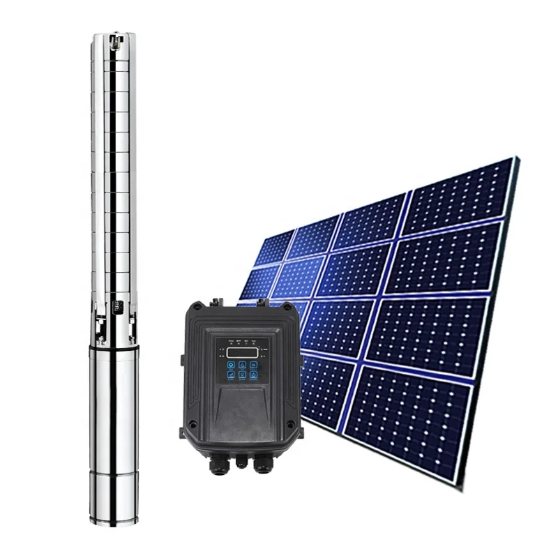 

48v deep well solar pump kit for small pond 750w solar pump 4 inch solar water pumps for irrigation