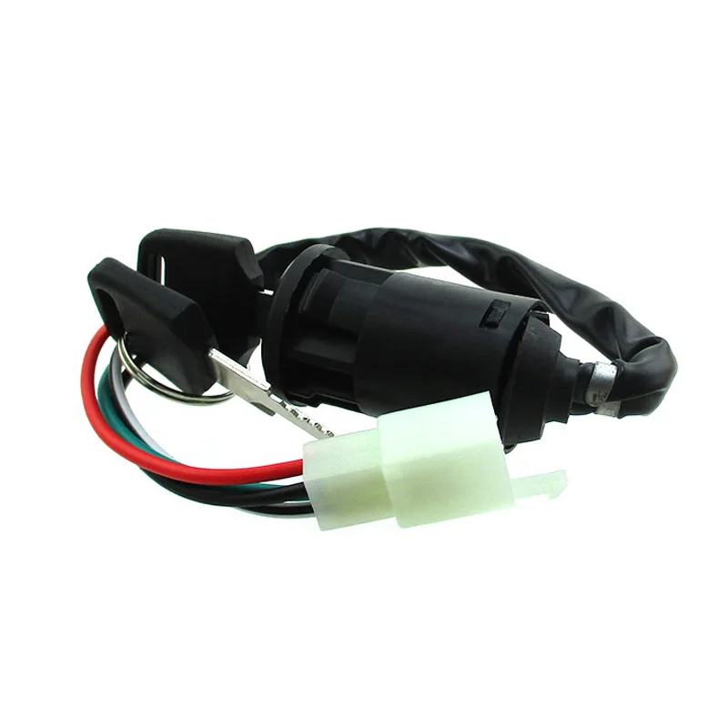 XLJOY ключ зажигания 4 провода переключатель для 50cc 70cc 90cc 110cc квадроцикла
