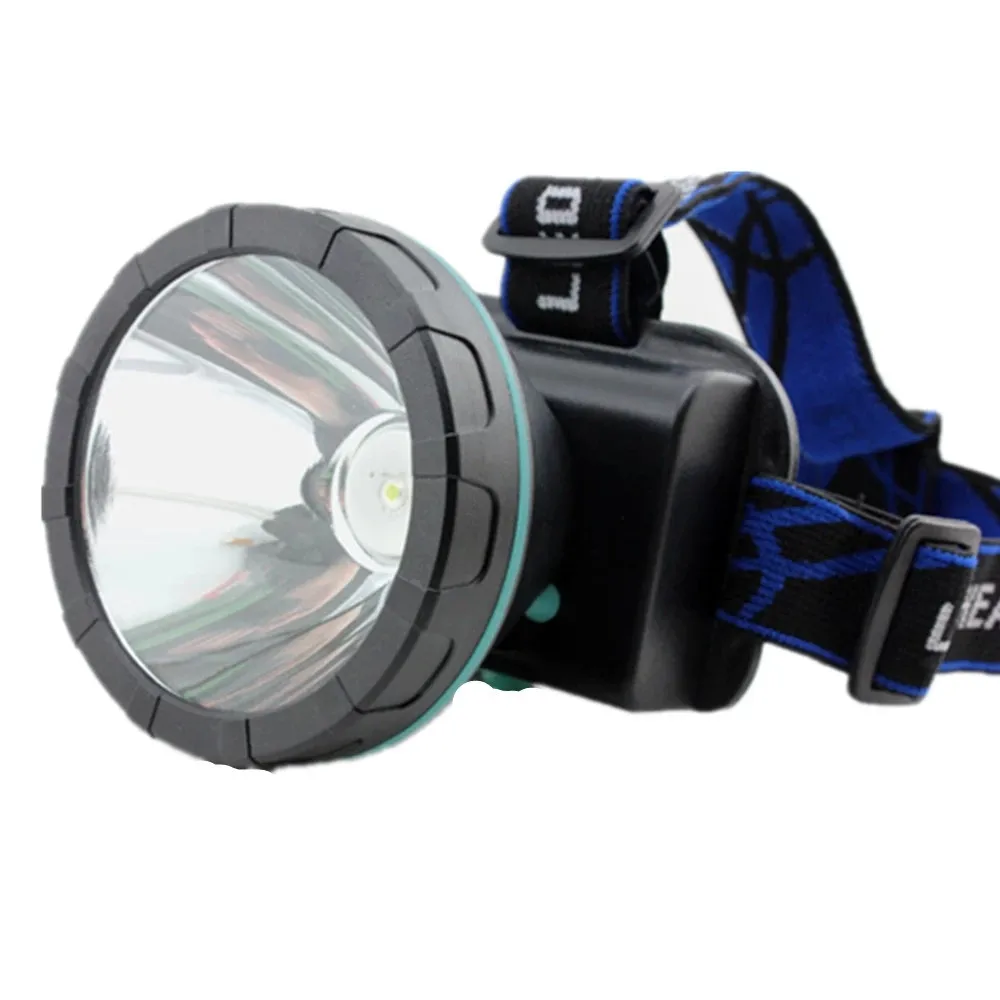 Уличный перезаряжаемый светодиодный налобный фонарь 10 Вт 2 режима белый/желтый