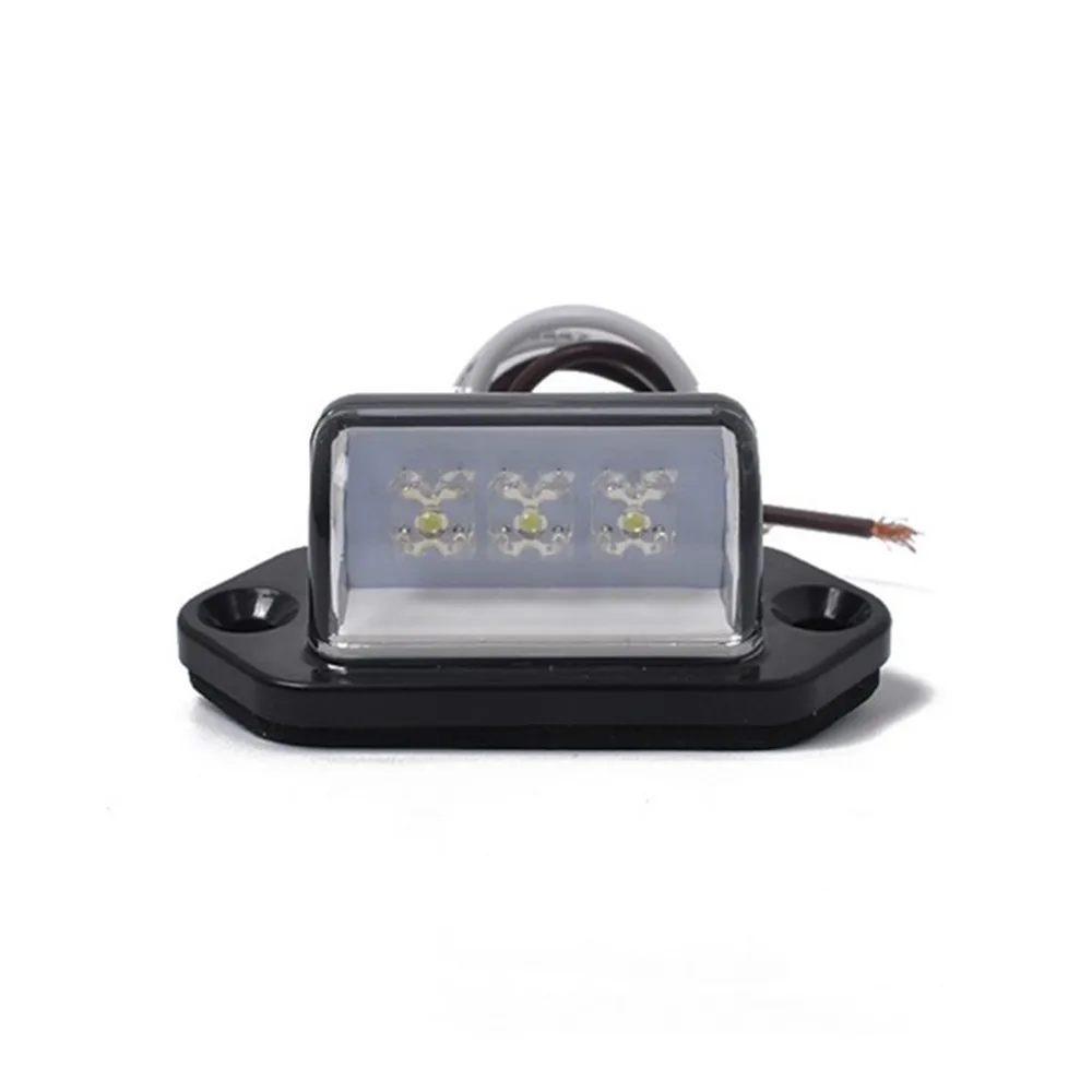 

3 светодиода номерной знак светильник сигнальная лампа задний фонарь 12/24 В для грузовика прицепа грузовика автозапчасти светильник ры s