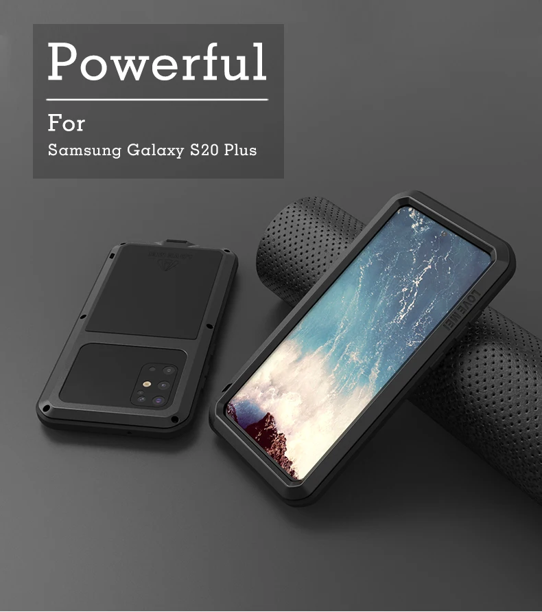 Чехол для телефона Samsung Galaxy S20 роскошный противоударный металлический