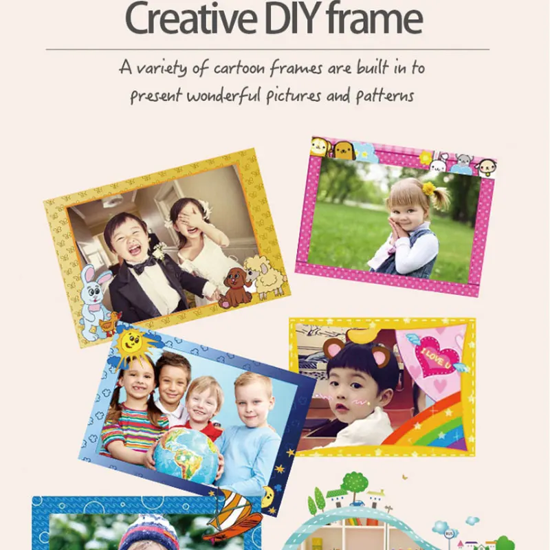 Детская цифровая камера 2 дюймов HD экран заряжаемые фото игрушки для детей