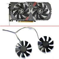 2pcs 85mm 4pin 42mm igame gtx 1650 gpu fan fan for colorful igame geforce gtx1650 ad special oc gtx 1650 ultra 4g cooling fans
