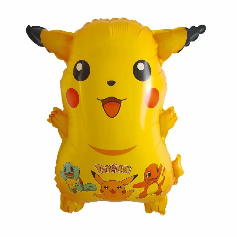 50 шт. мультфильм Пикачу Pokemon Go гелиевые шары надувные из фольги детские украшения для дня рождения Детские игрушки для первого года